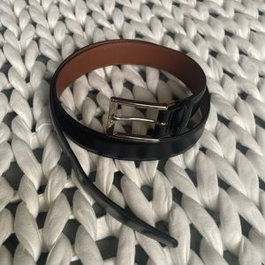Brooks Brothers black leather belt size 34!
